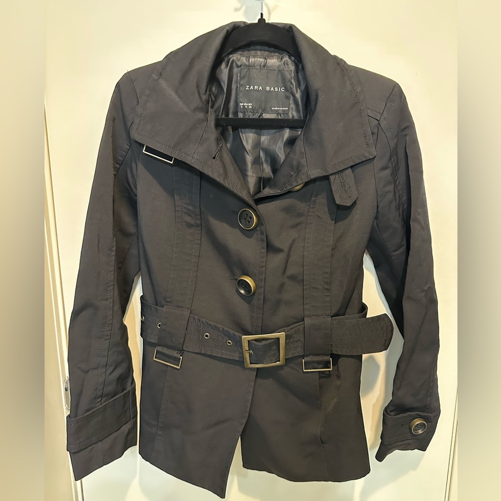 Zara belted coat, size small